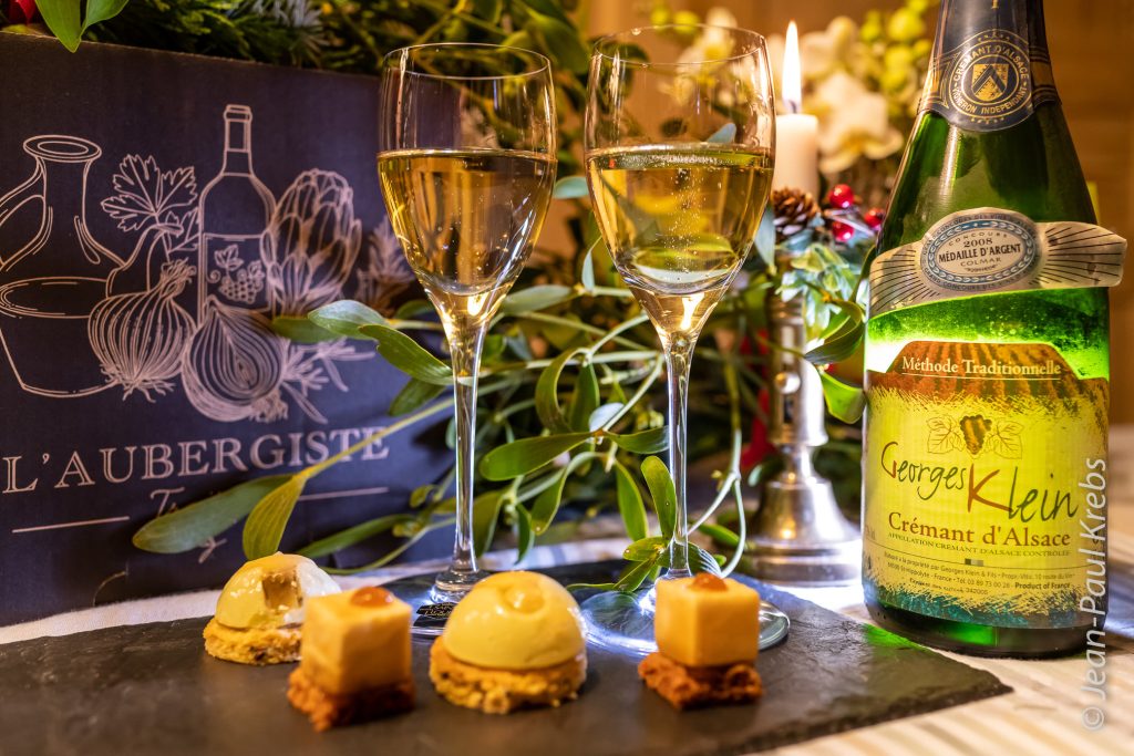 Alsace Sparkling wine, Crémant d'Alsace, are as excellent to drink with food