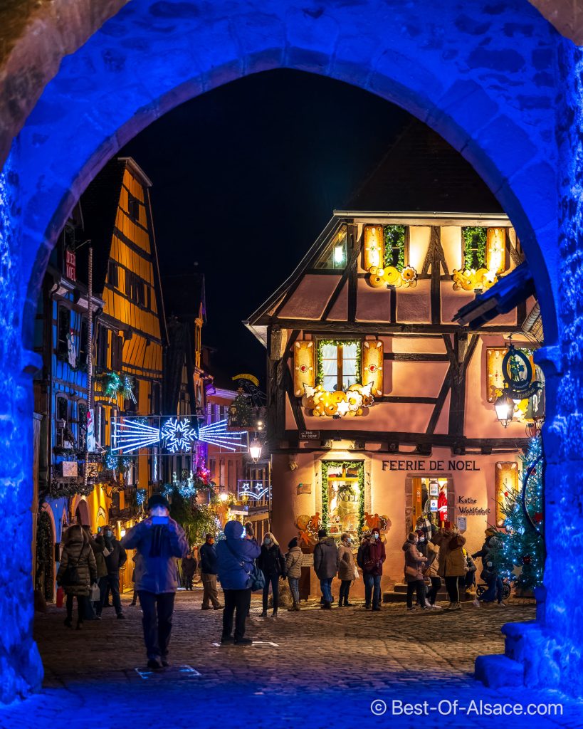 Weihnachtsmarkt in Riquewihr im Alsace